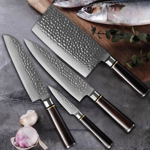 High-Carbon-4pcs-Damascus-Steel-kitchen-knife-set