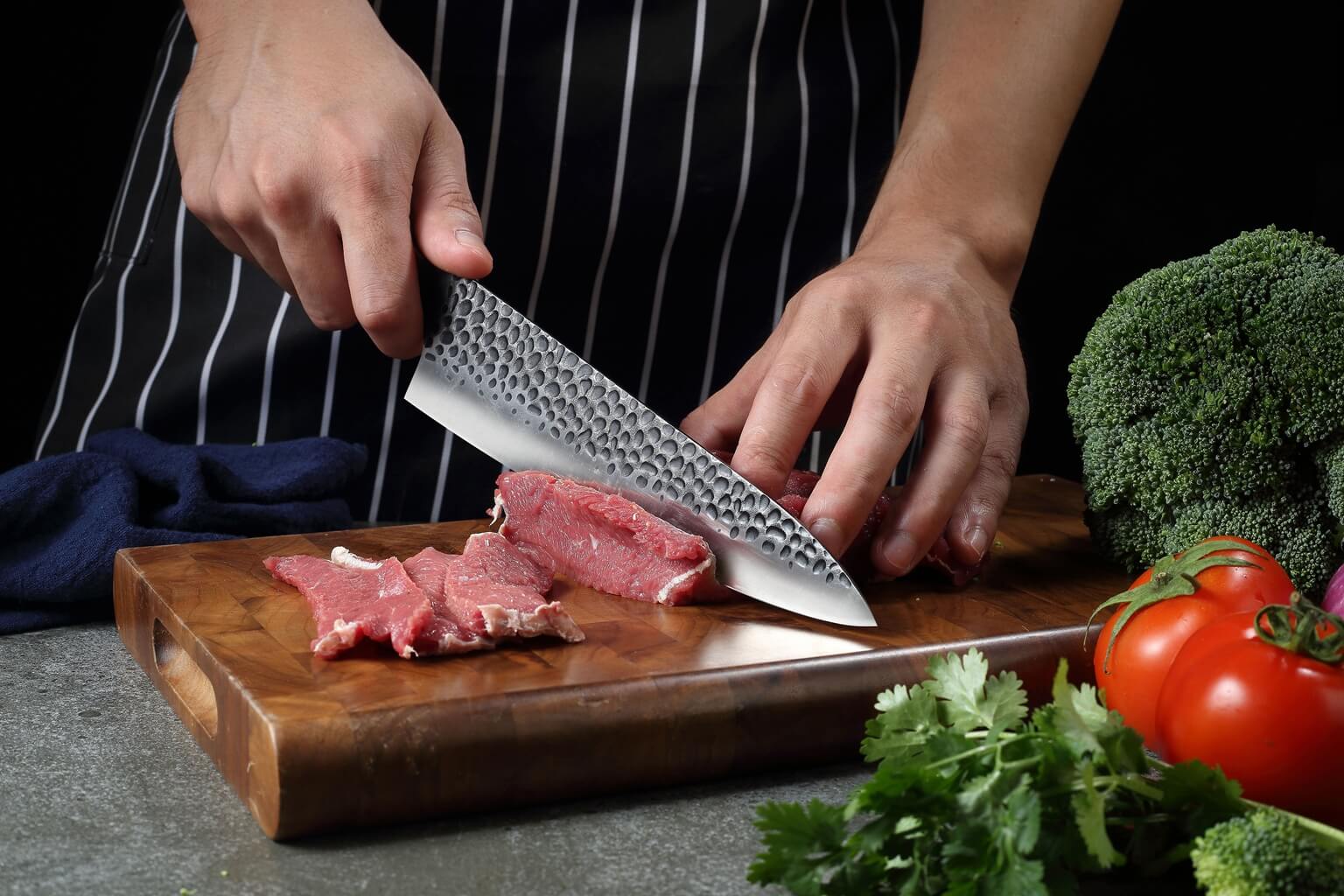 chef's knife not only for cutting meat