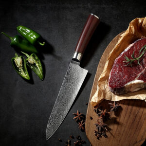 saim-rosewood-handle-Damascus-Chef-knife