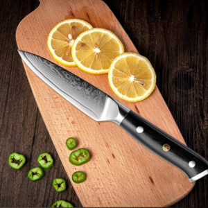 wholesale G10 handle 3.5 inch Damascus paring knife