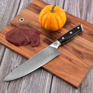 G10-handle-Damascus-8-inch-chef-knife