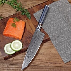 wholesale damascus steel chef knife