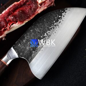 Serbian Full Tang Forged High Carbon Steel Butcher Knife