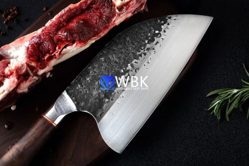 Serbian Full Tang Forged High Carbon Steel Butcher Knife