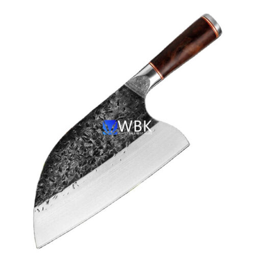 Serbian Full Tang Forged High Carbon Steel Butcher Knife