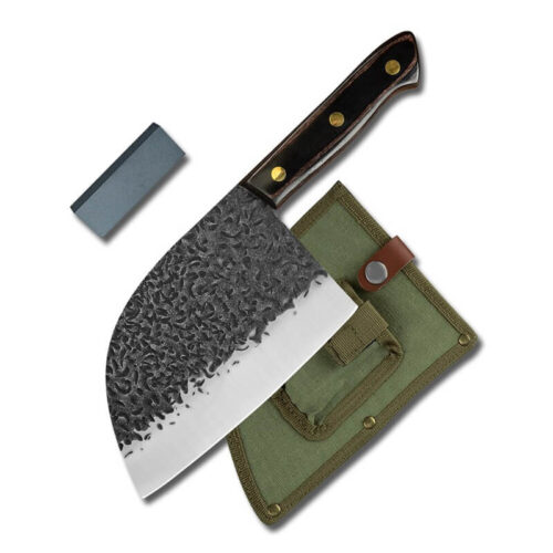 7 inch Forged Steel Butcher Cleaver - Image 4