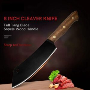 wholesale 8 Inch Full Tang 3Cr13 Stainless Steel Cleaver Knife