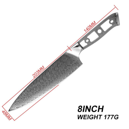 VG10-Damascus-Kitchen-Knives-Blank-Blade-chef-knife