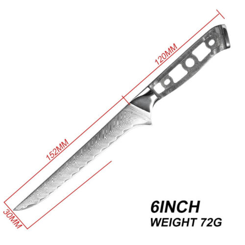 VG10-Damascus-Kitchen-Knives-Blank-Blade-boning-knife