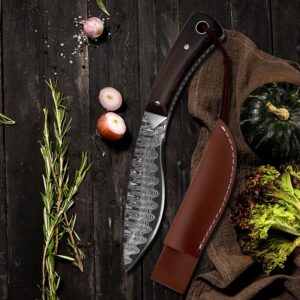 portable fixed blade stainless steel hunting knife
