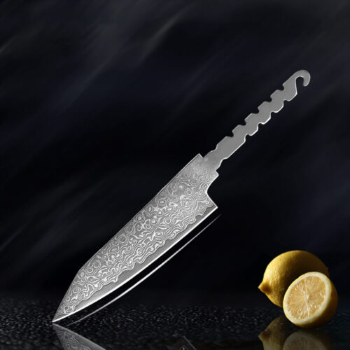 wholesale-customization-Damascus-Steel-Knife-Blade-Blank-5-inch-utility-knife