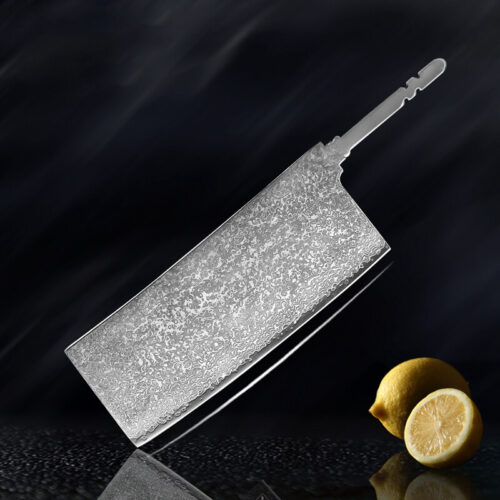 Damascus-Steel-Knife-Blade-Blank-6.5-inch-nakiri-knife-wholesale-customization