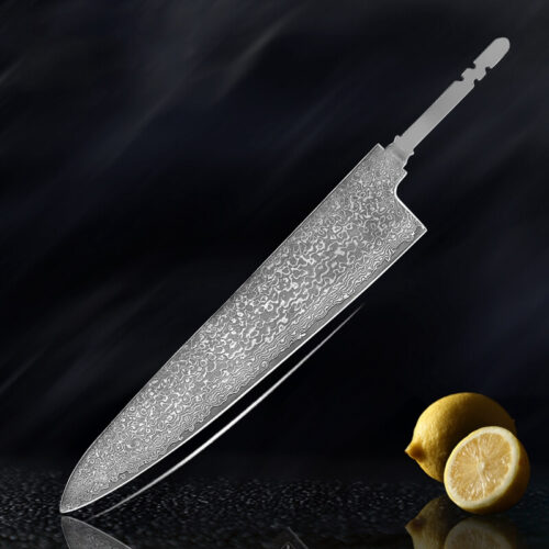 Damascus-Steel-Knife-Blade-Blank-8.5-inch-chef-knife-wholesale-customization
